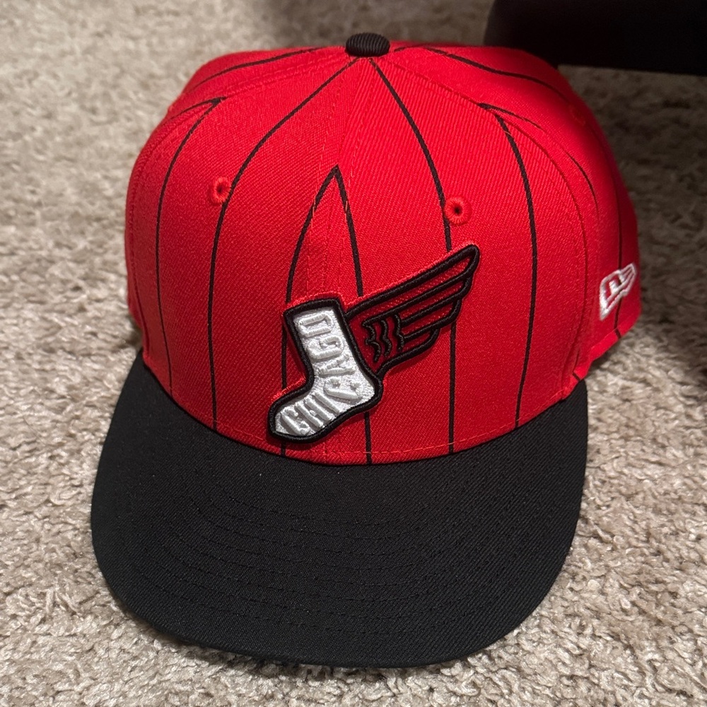 New Era Red and Black Chicago White Sox City connect hat
